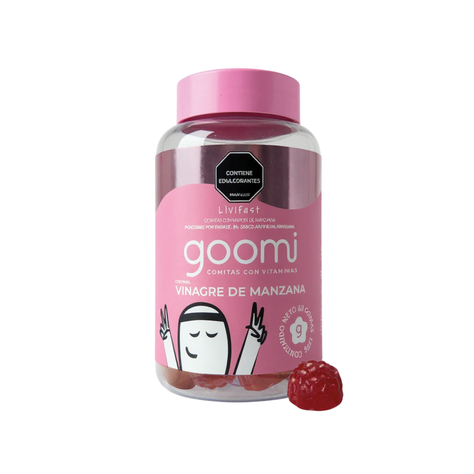 Gomitas Goomi Vinagre de Manzana muyantojada